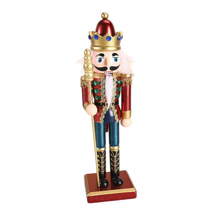 Nutcracker figure made of wood, 25 cm, European style