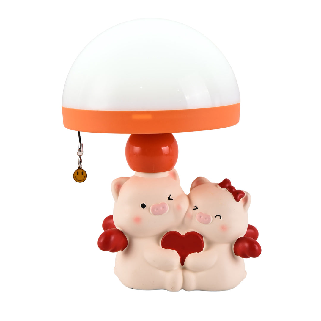 Cute little pig jellyfish light with color setting