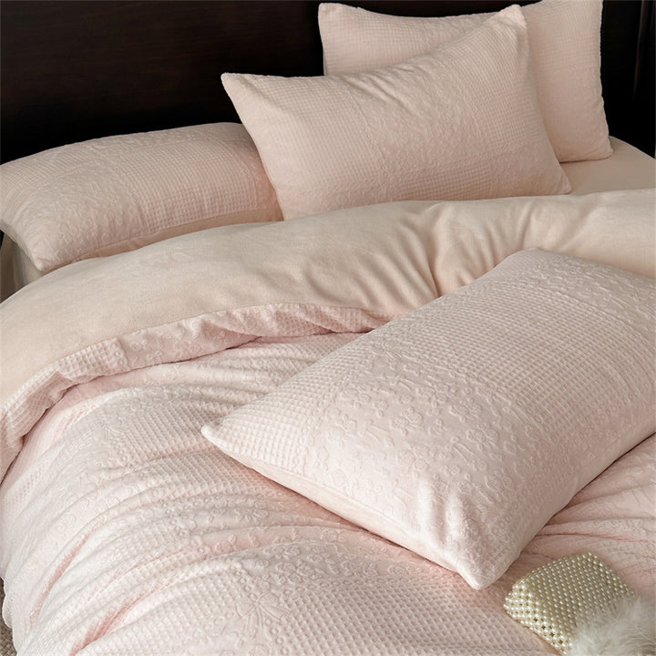 Milk fiber bedding set, 4-piece, warming
