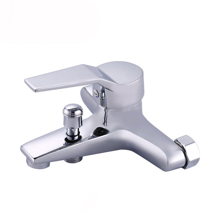Shower mixer, three-piece
