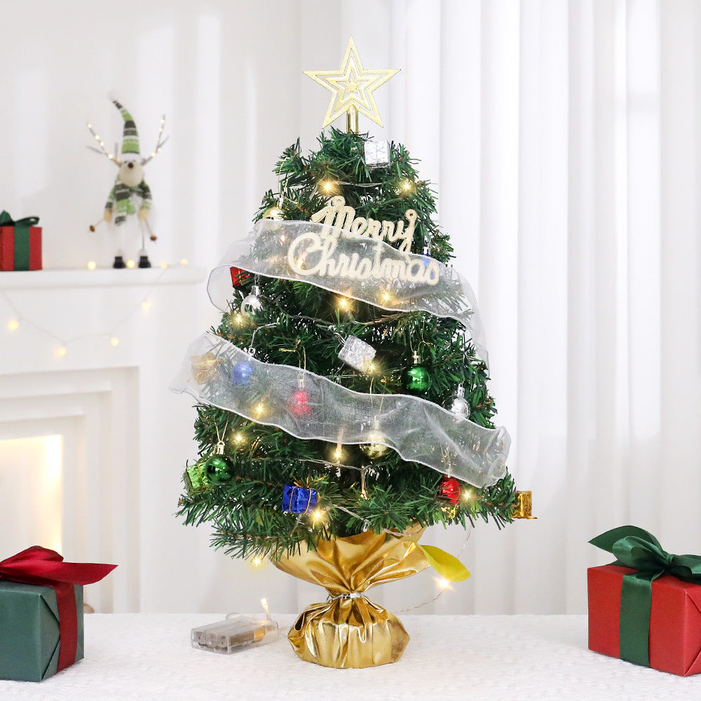 Mini Christmas Tree Set with LED Lighting