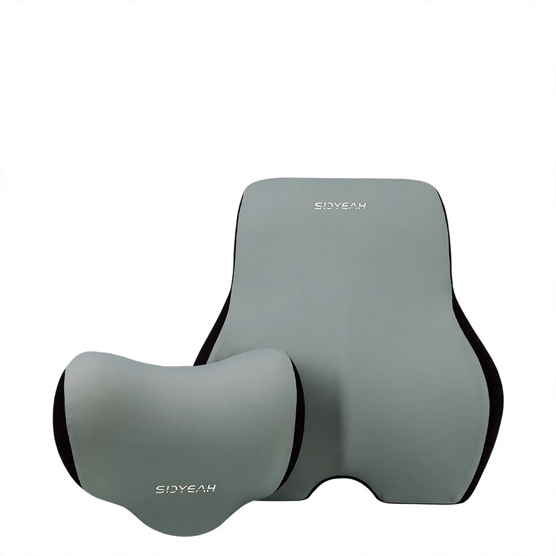 Memory Foam Headrest with Lumbar Support