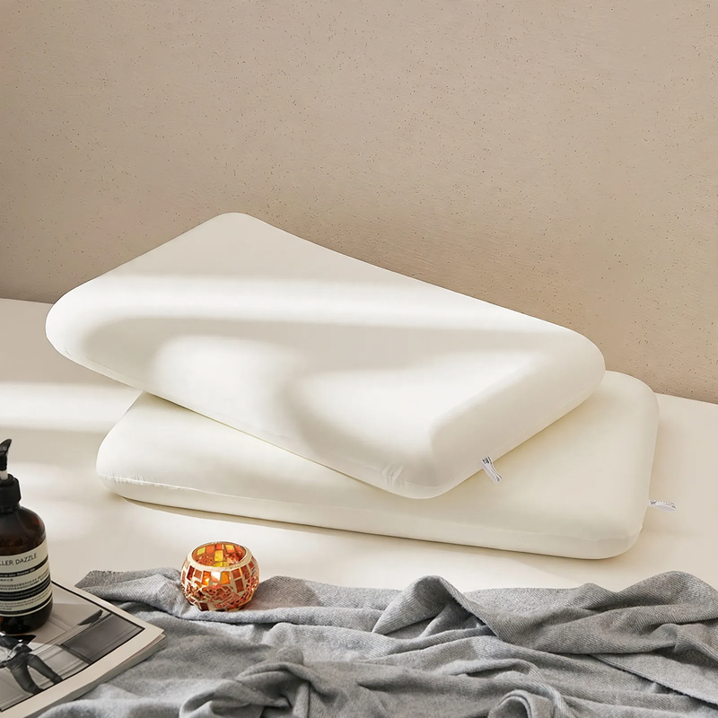 Viscoelastic pillow with memory foam