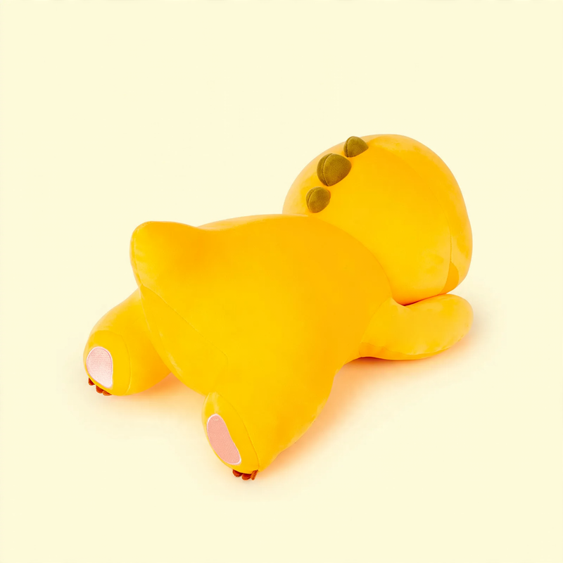 Plush dragon figure for cuddling