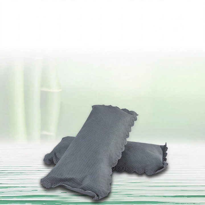 Activated carbon shoe cushions for odor and moisture absorption