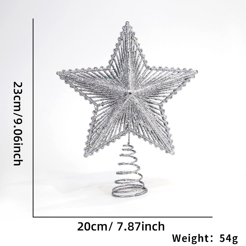 Christmas tree top star, 3D design