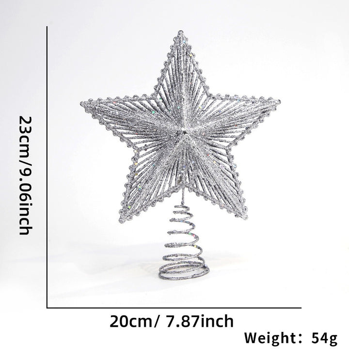 Christmas tree top star, 3D design