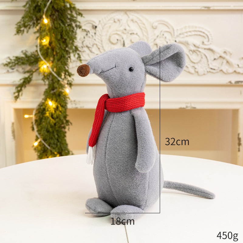 Christmas Gnome and Reindeer Figure Set