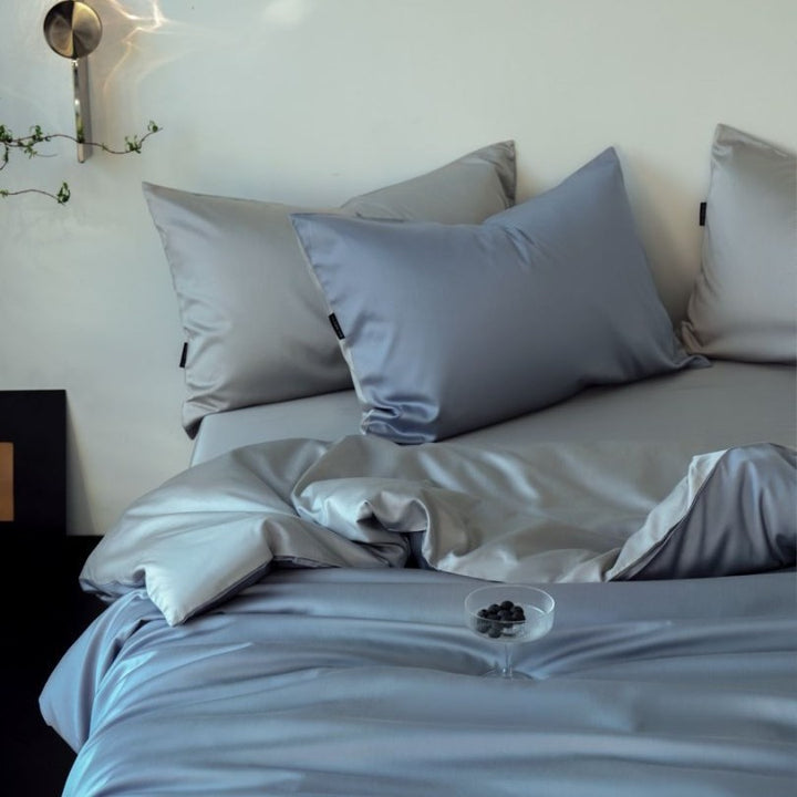 Cooling Tencel Cotton Bedding Set, solid color