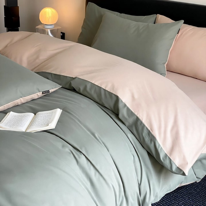 Long staple cotton bedding set, 4-piece, velvet