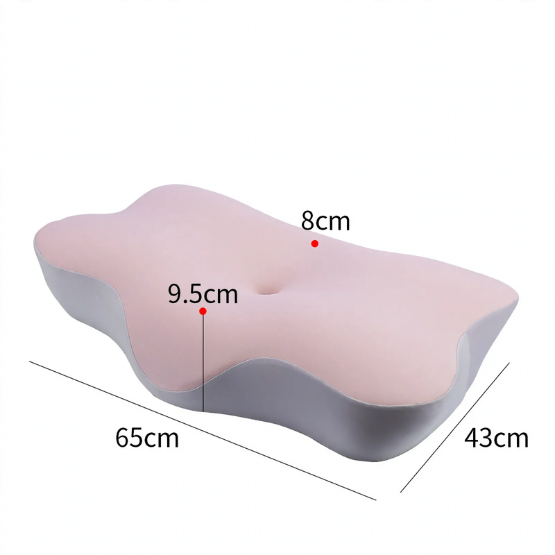 Ergonomic neck pillow made of memory foam