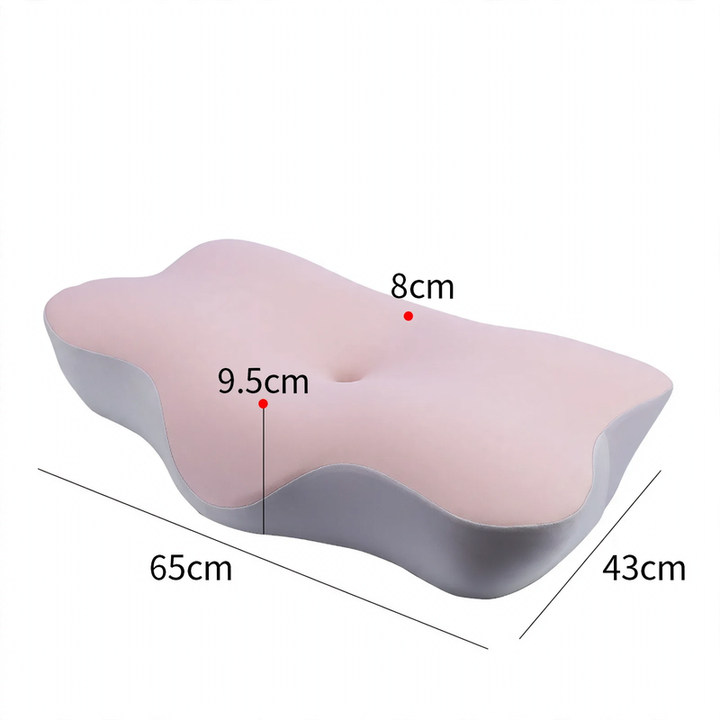 Ergonomic neck pillow made of memory foam
