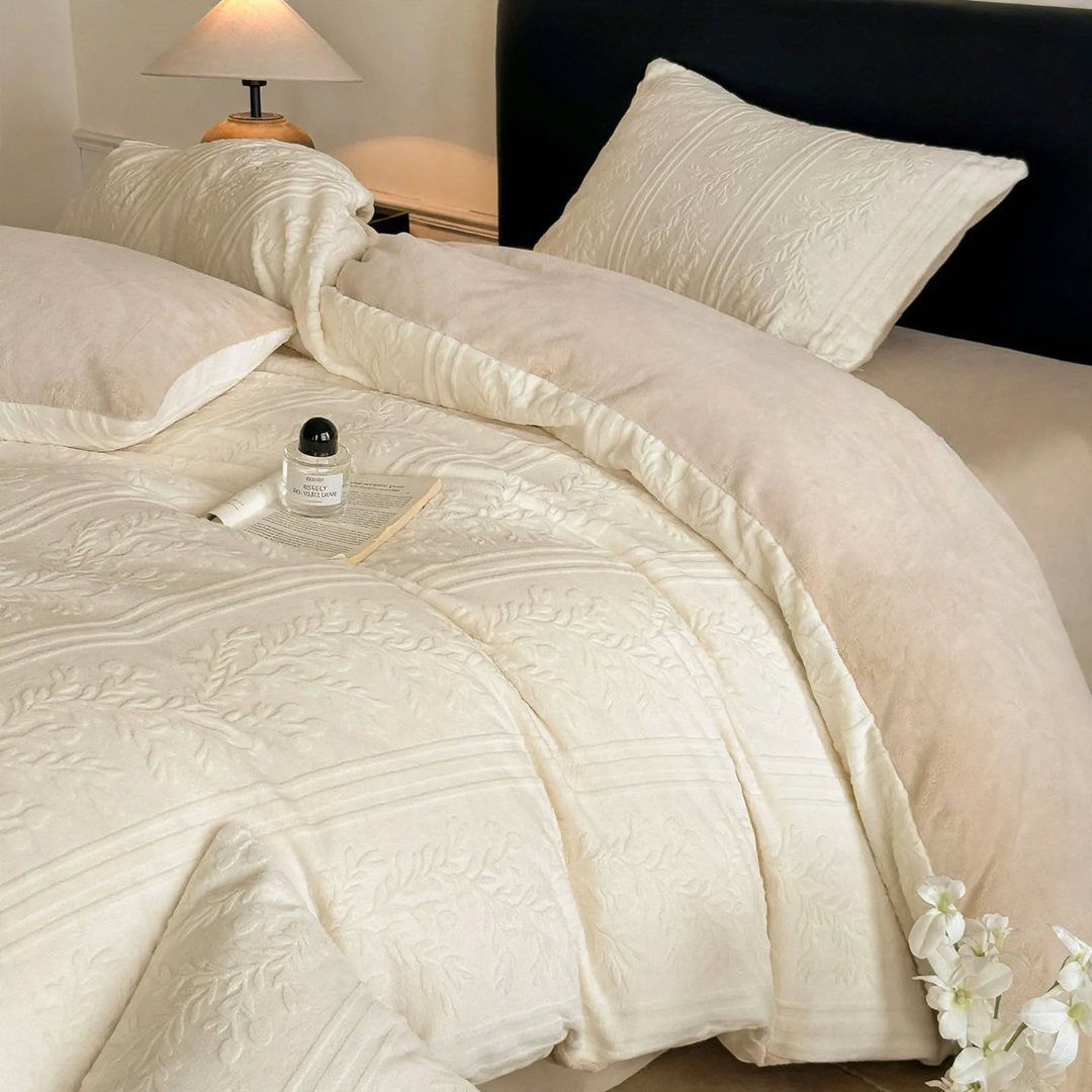 Milk fiber bedding set, 4-piece, winter