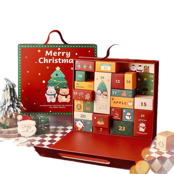 Christmas Advent Calendar Gift Box, empty