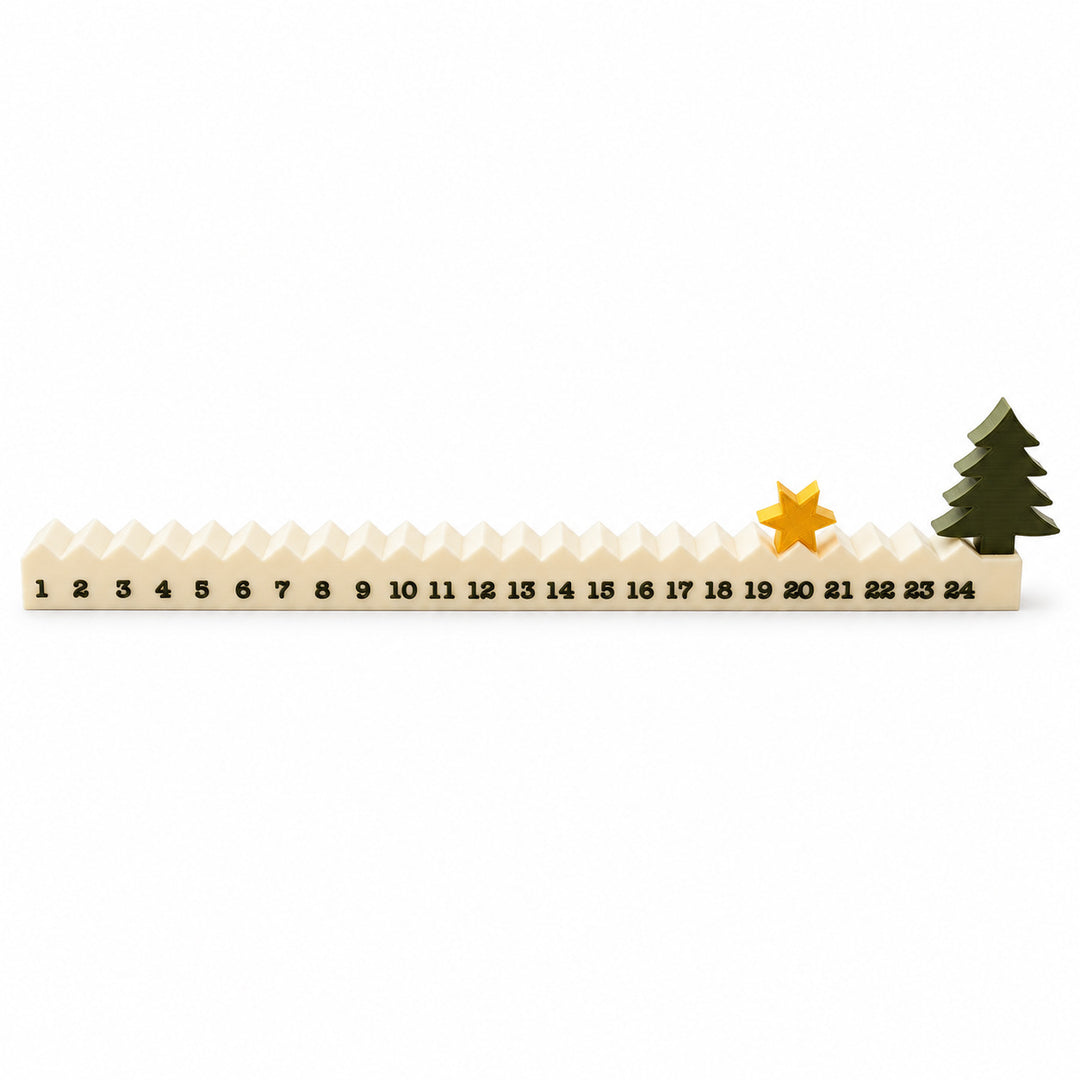 3D-printed Christmas tree Advent calendar