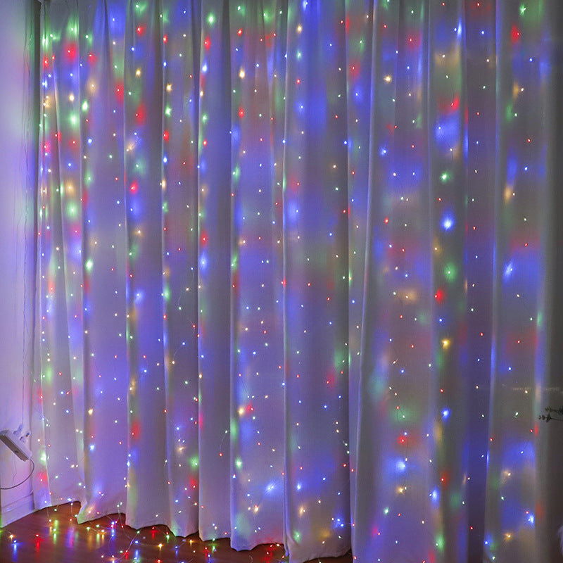 LED Curtain String Lights with Copper Wire, USB