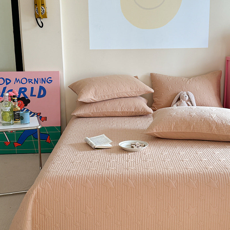 Cotton bedspread 3-piece, quilted