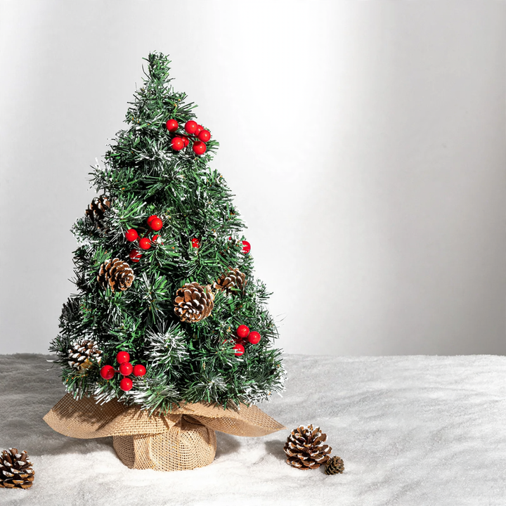 Mini Christmas tree, PVC, table decoration