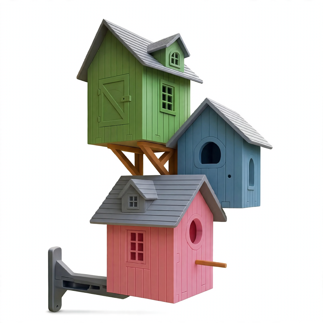 Weatherproof birdhouse in villa design
