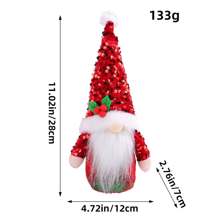 Christmas gnome with glittery hat