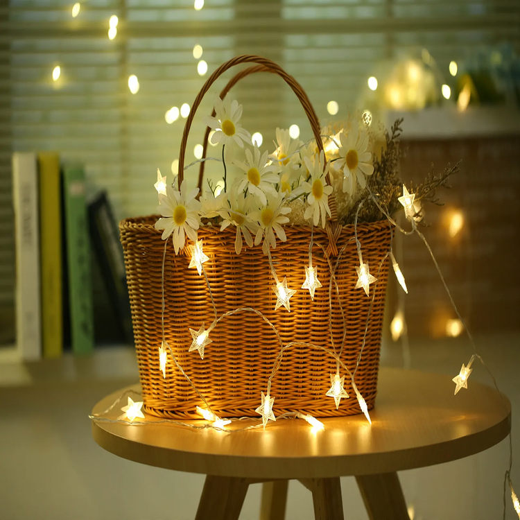 LED Star String Lights for Festive Decoration