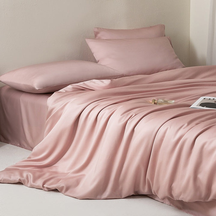 Lyocell-Cotton-Bedding-Set, silky soft, solid color