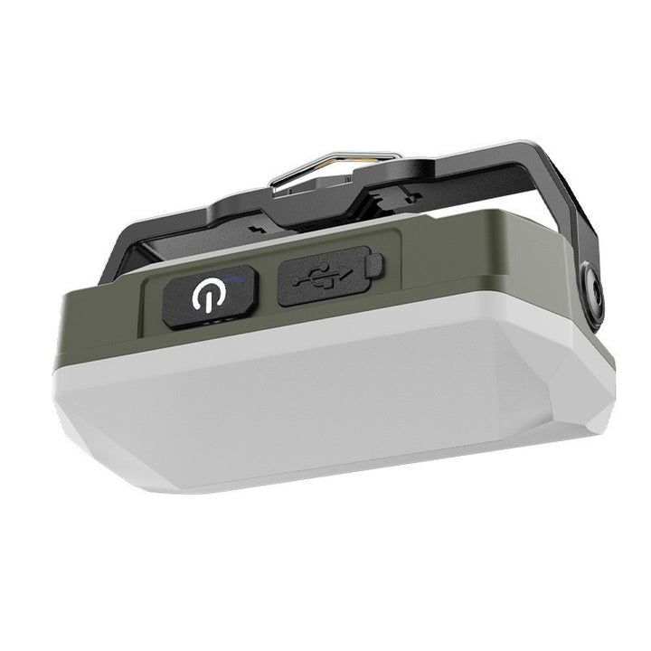 LED camping lamp with battery and emergency light function