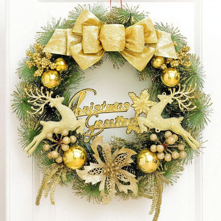 Christmas wreath with lighting option