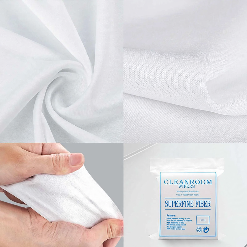 Microfiber cleaning cloths 9×9 cm, lint-free