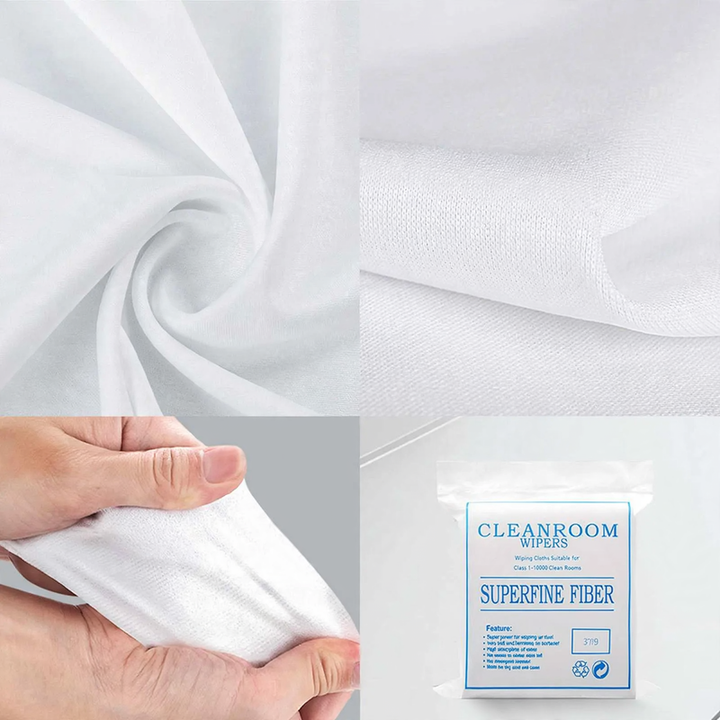 Microfiber cleaning cloths 9×9 cm, lint-free