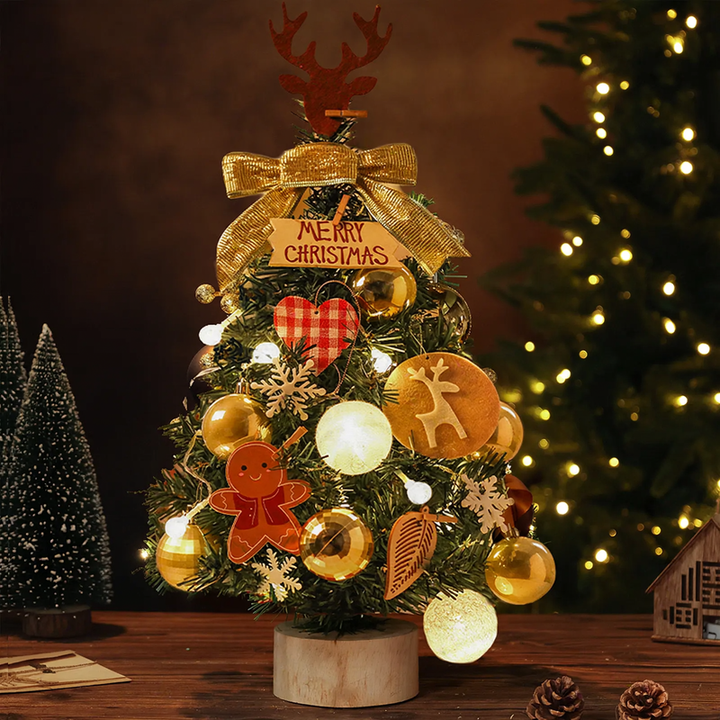 Mini Christmas Tree Set for the Table, 60 cm