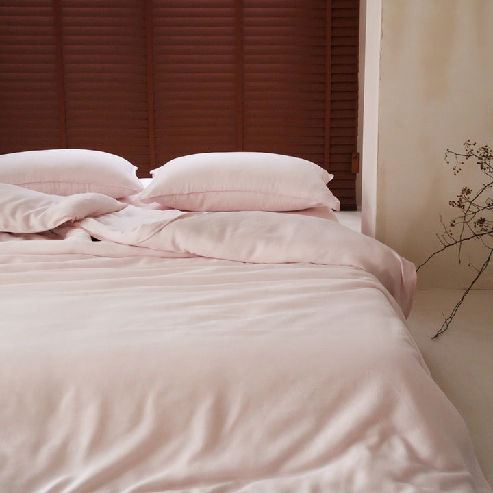 Summer bedding set made of Lyocell, 4-piece