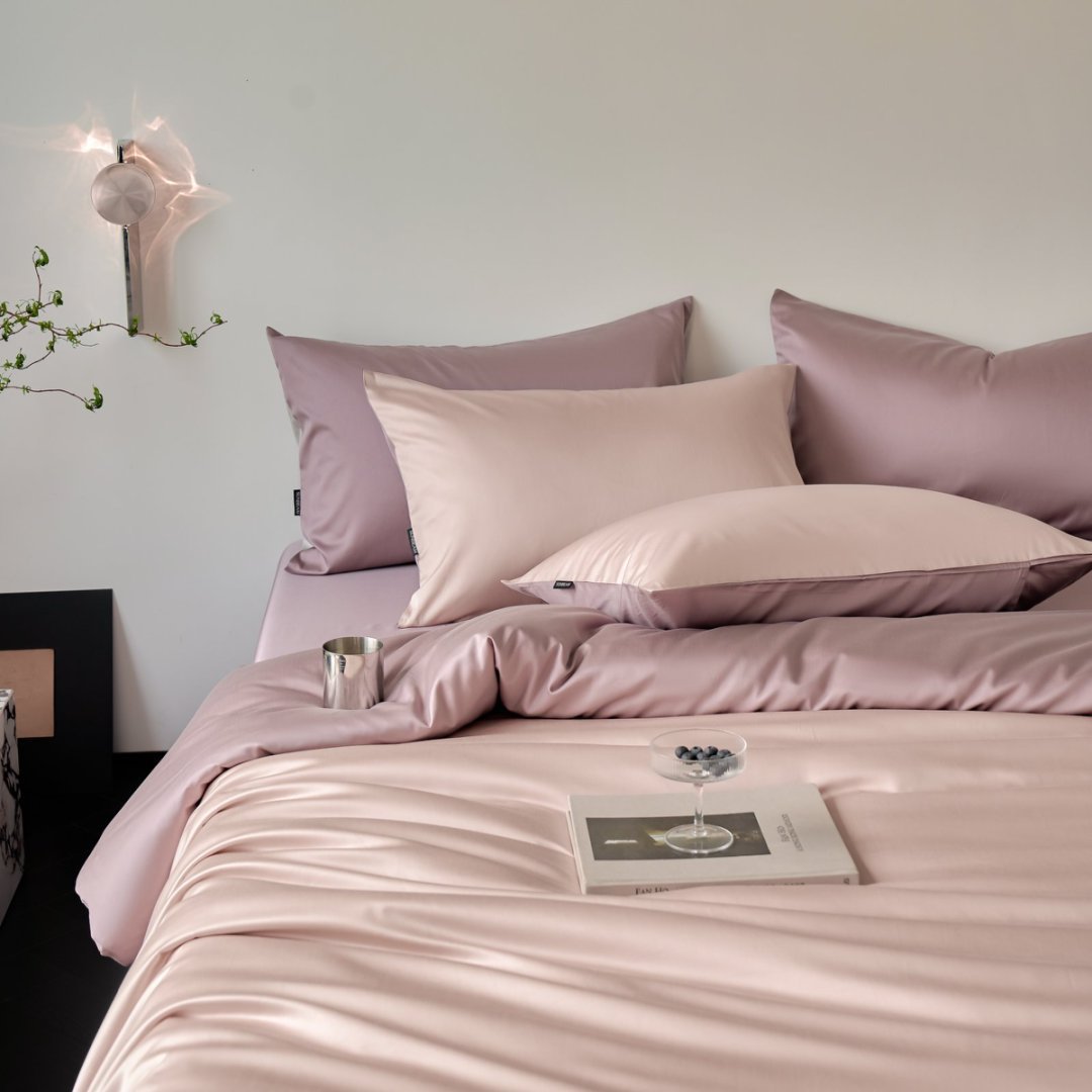 Cooling Tencel Cotton Bedding Set, solid color