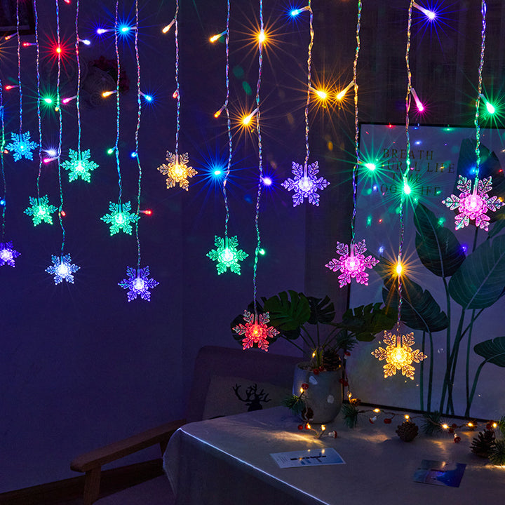 LED Icicle Light Curtain for Window Decoration