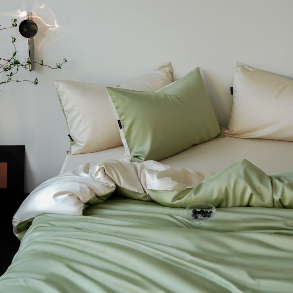Cooling Tencel Cotton Bedding Set, solid color