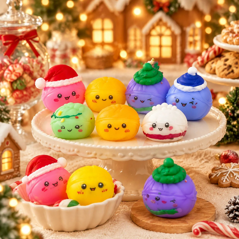 Christmas Advent Calendar with modeling clay