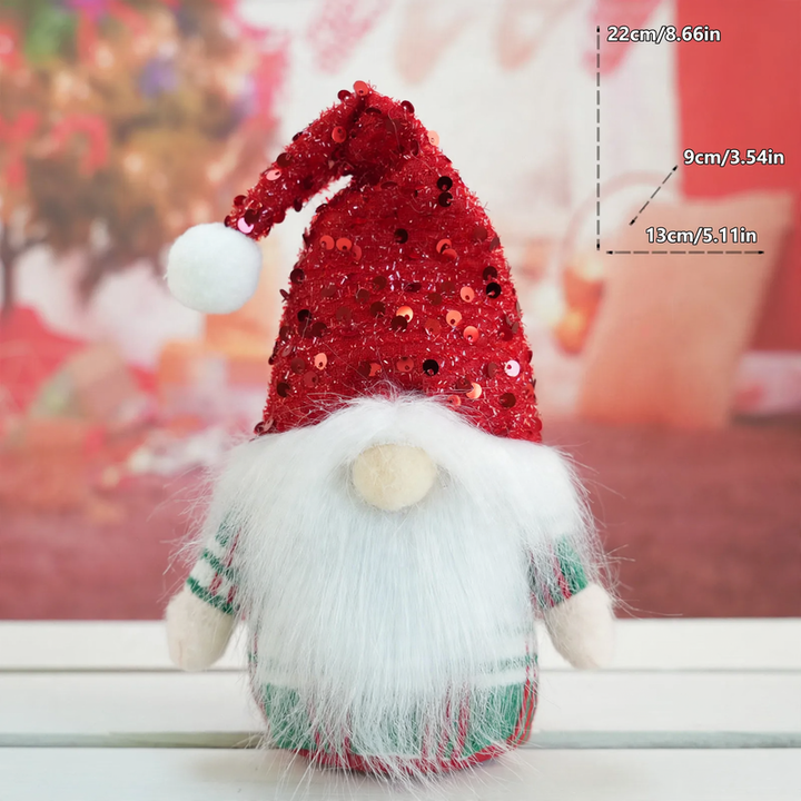 Christmas Elf Decorative Figure, Fleece Fabric
