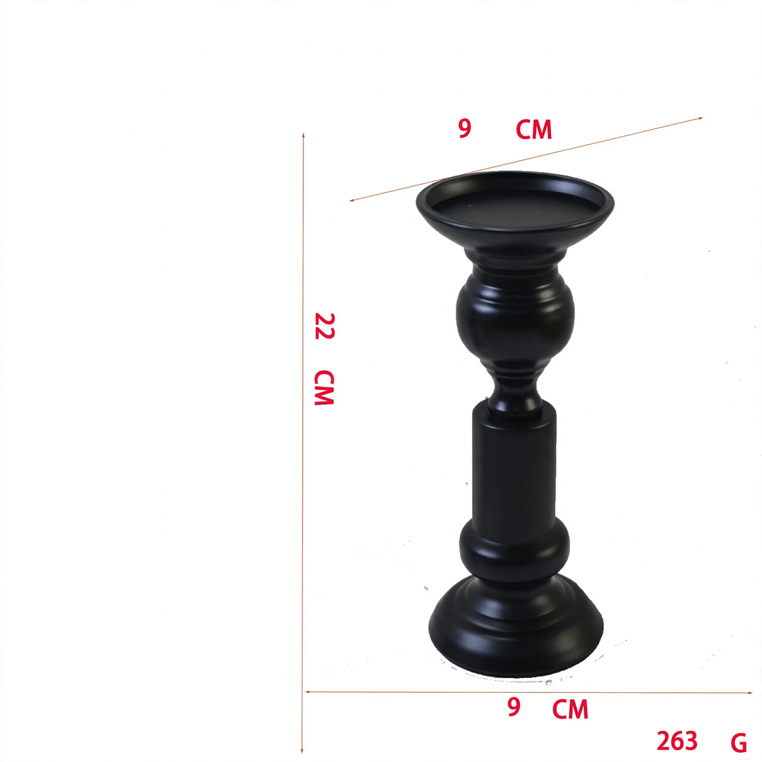Decorative candle holder made of iron