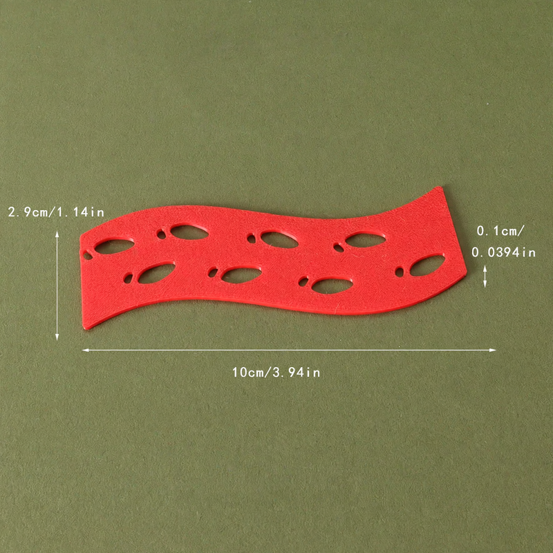 Miniature Christmas Footprint Mat for Dollhouses