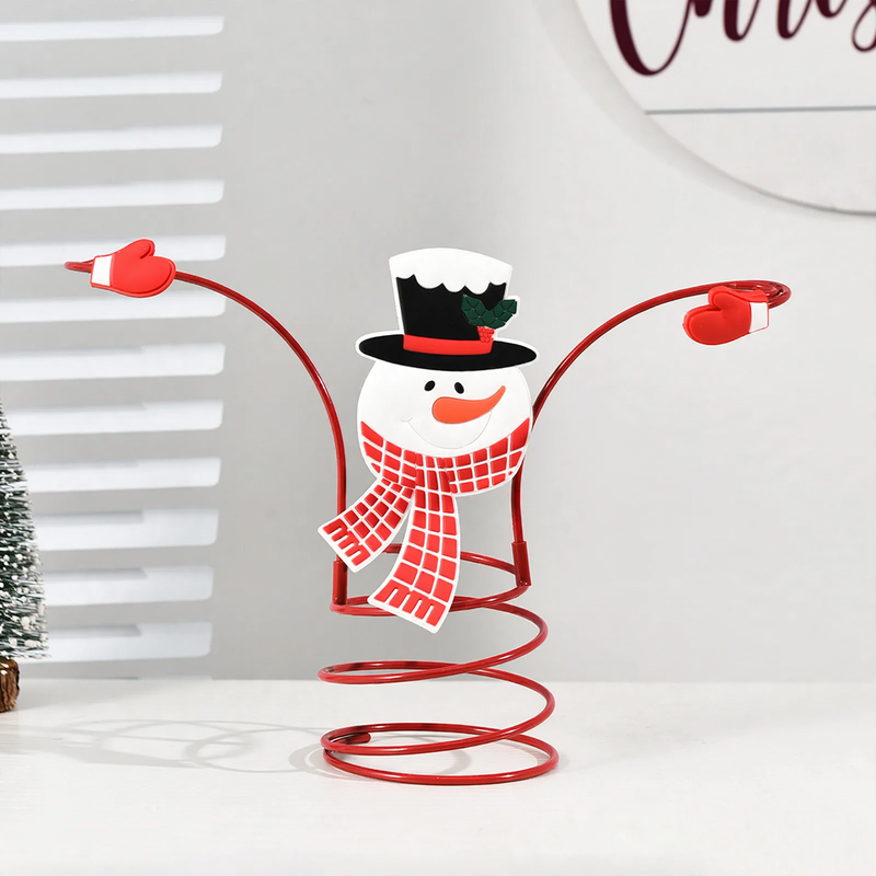 Christmas metal wine bottle holders