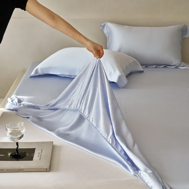 Fitted sheet made of Lyocell, 100, cooling