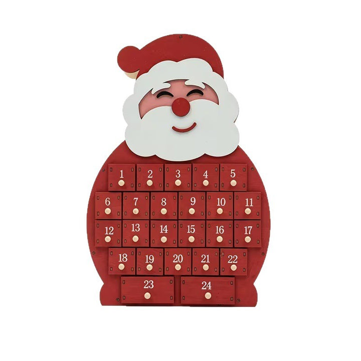 Wood Christmas Countdown Calendar, various designs