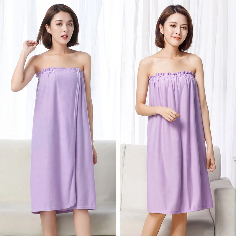 Coral fleece bathrobe for ladies