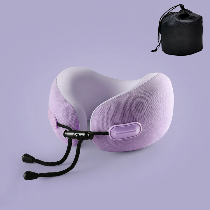 U-shaped neck pillow made of memory foam, portable