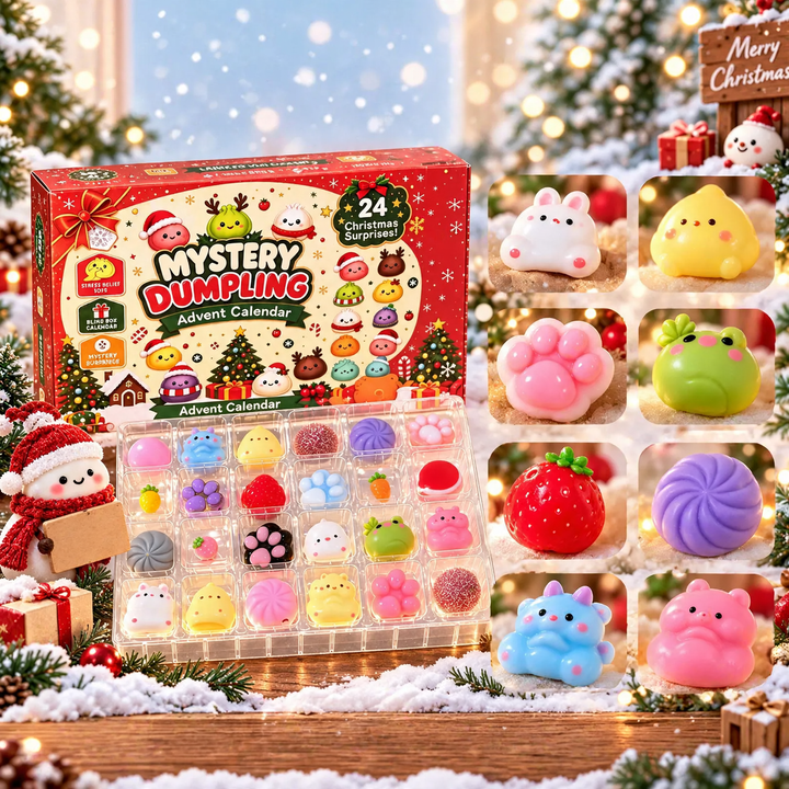 DIY Christmas Advent Calendar with Anti-Stress Toys