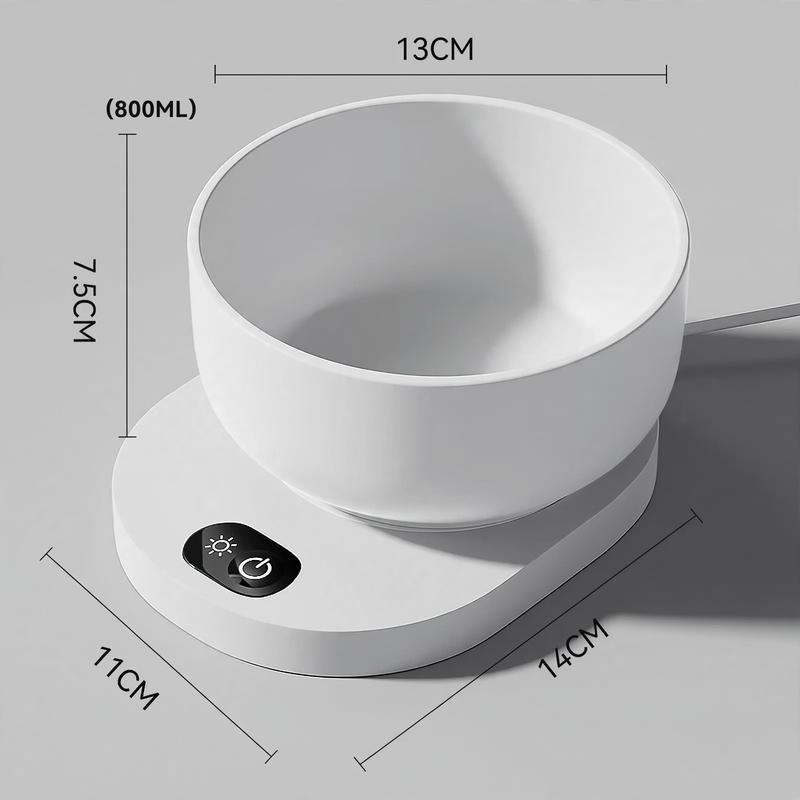 Ceramic heating bowl for cats and dogs
