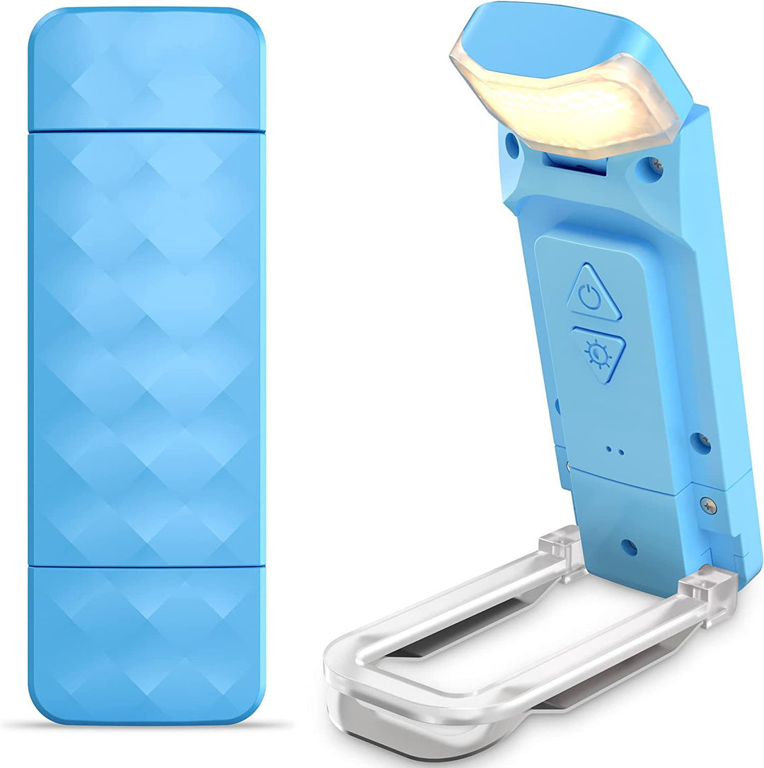 Foldable USB clamp light, compact