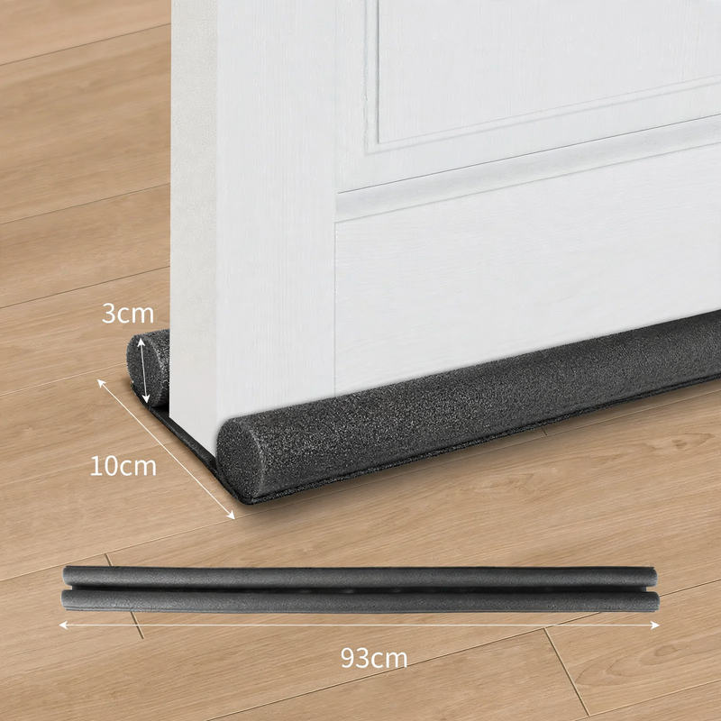 Door bottom seal, 93 cm, wind and sound insulating