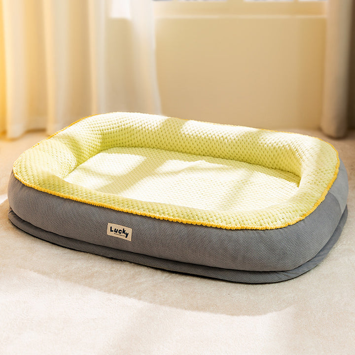 Dog bed, oval, S–3XL, breathable, four seasons