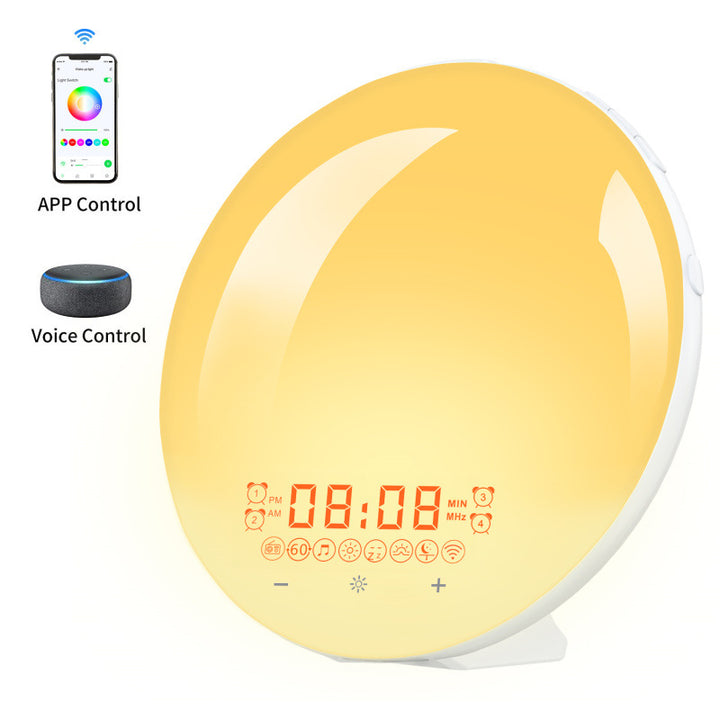 LED Wake-Up Light with Sunrise Simulation and App Control
